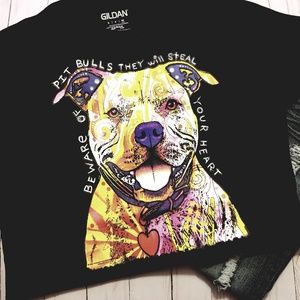 Beware of pitbulls Gildan t-shirt